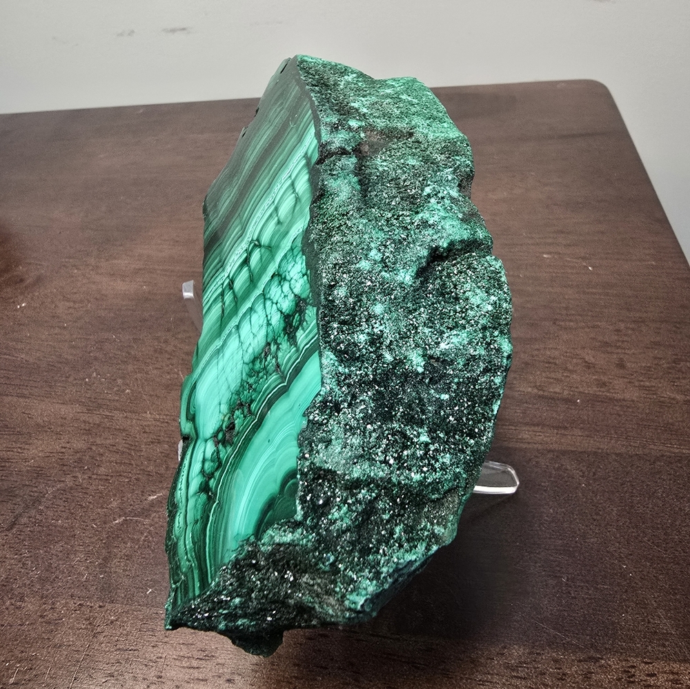 Malachite Crystal Slab 1.3 lbs - Picture 15 of 15